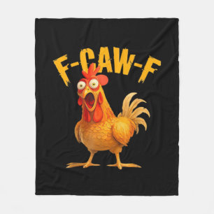 Cobertor De Velo Humor de Corvo F-Caw-F Gótico Divertido Retro Lega