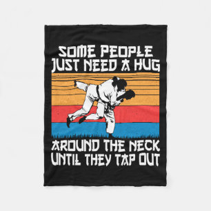 Cobertor De Velo Humor de Judô Jiu Jitsu Artes Marciais Engraçado