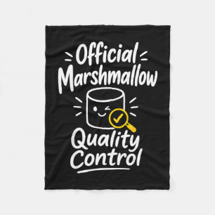 Cobertor De Velo humor de marshmallow fogueira s'mores