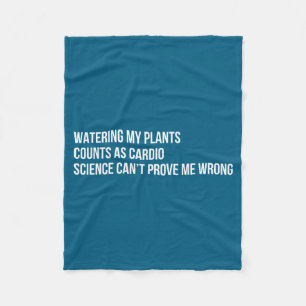 Cobertor De Velo Humor de Plantas Citação Engraçada de Jardinagem S