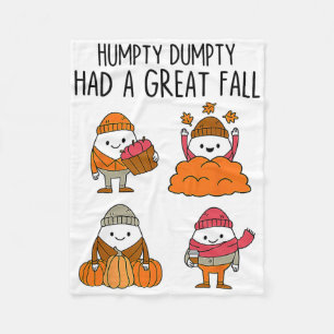 Cobertor De Velo Humpty Teve Uma Queda De Excelente De Fu De Hallow