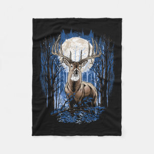 Cobertor De Velo Hunters Deer Hunting Big Whitetail Buck