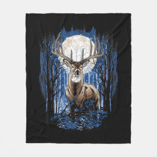 Cobertor De Velo Hunters Deer Hunting Big Whitetail Buck