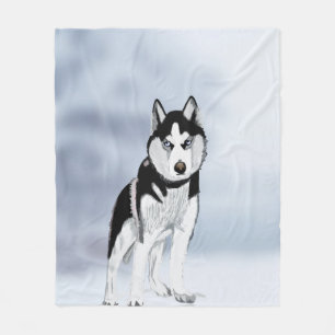 Cobertor De Velo Husky siberiano