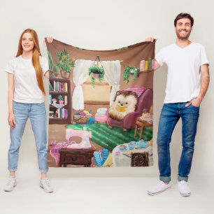 Cobertor De Velo Hygge Hedgehog