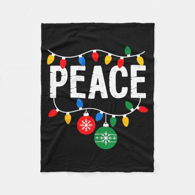 Cobertor De Velo I Come In Peace Matching Family Christmas Couple  (Frente)