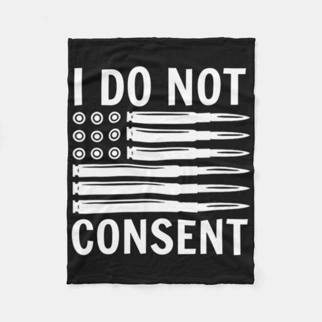 Cobertor De Velo I Do Not Consent Republican Conservative Comply Fr (Frente)