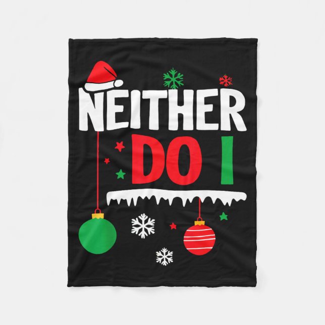 Cobertor De Velo I Don't Do Matching Christmas Pajamas Funny Family (Frente)