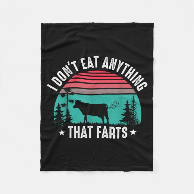 Cobertor De Velo I Don't Eat Anything That Farts  (Frente)