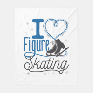 Cobertor De Velo I Heart Figure Skating