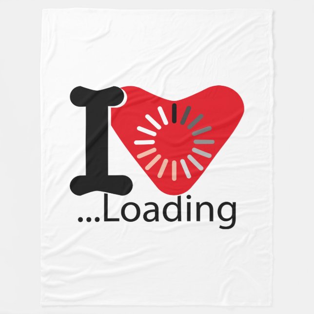COBERTOR DE VELO I LOADING HEART BY MASANSER PIXELAT (Frente)
