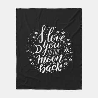Cobertor De Velo I Love You To The Moon And Back Timeless Appeal 