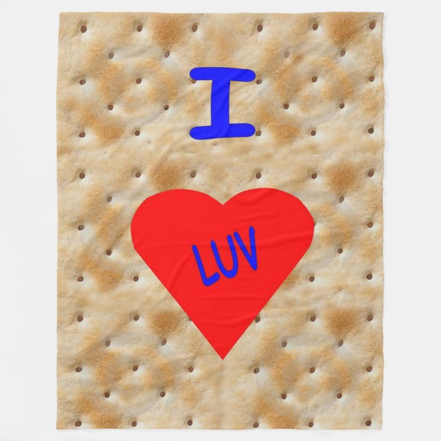 COBERTOR DE VELO I LUV CRACKERS (Frente)