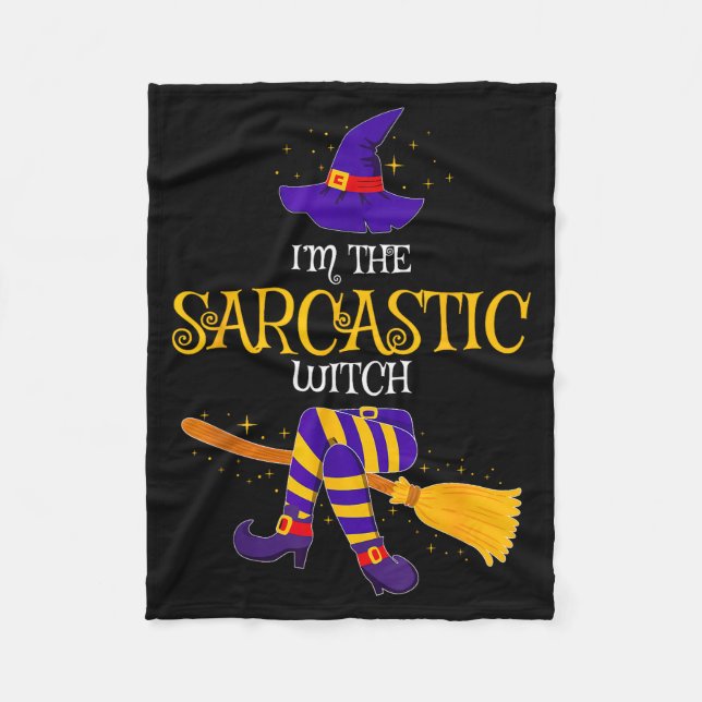 Cobertor De Velo I’m The Sarcastic Witch Family Matching Costume Ha (Frente)