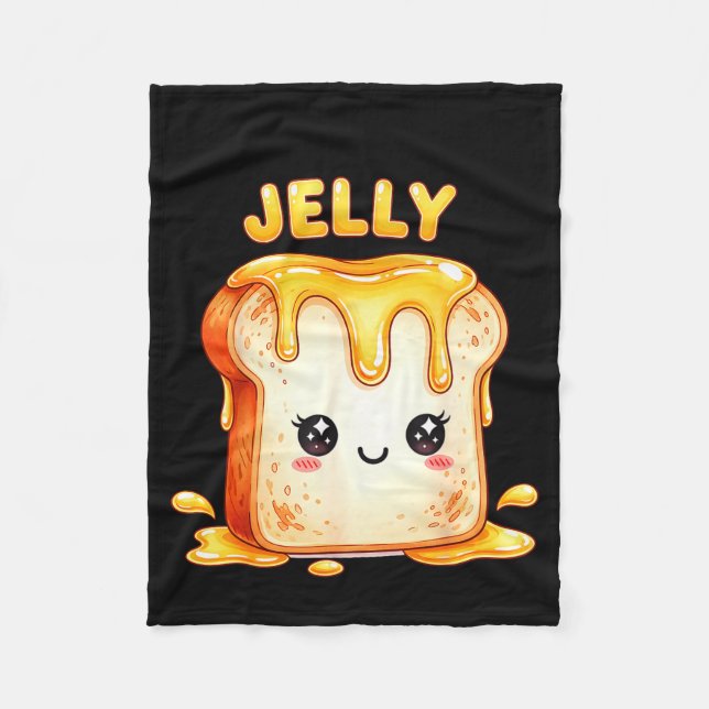 Cobertor De Velo I’m With The Jelly Funny Matching Couple Cute Kawa (Frente)