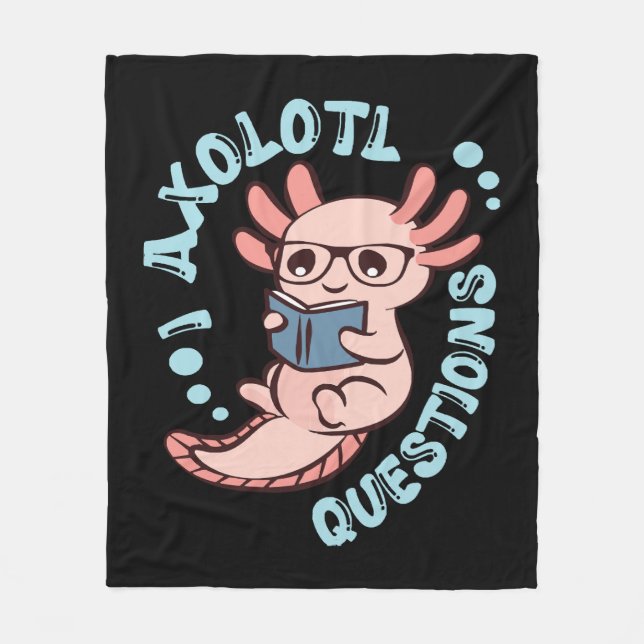 Cobertor De Velo I Perguntas sobre Axolotl (Frente)