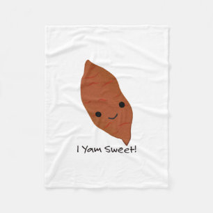 Cobertor De Velo I Yam Sweet Cute Kawaii Sweet