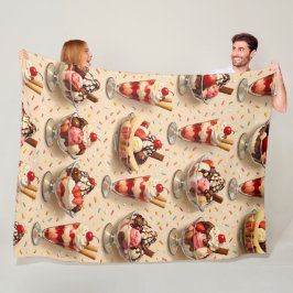 Cobertor De Velo Ice cream sundae premium