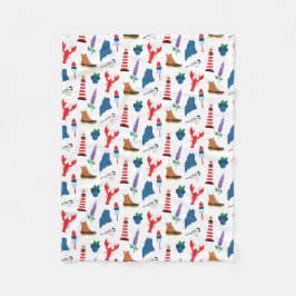 Cobertor De Velo Ícones Maine