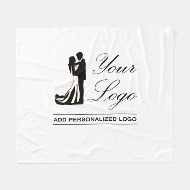 Cobertor De Velo Ideia Personalizada de Casamento Adicione Seu Desi (Frente (Horizontal))