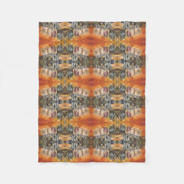 Cobertor De Velo Ideografia da luz Ouro (Frente)