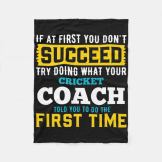 Cobertor De Velo If At First You Dont Succeed Try Doing What Cricke