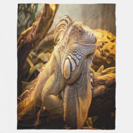Cobertor De Velo Iguana Dourada