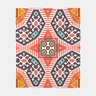 Cobertor De Velo Ikat Aztec: Textura em striping étnico