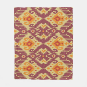 Cobertor De Velo Ikat Chevron: fundo tradicional