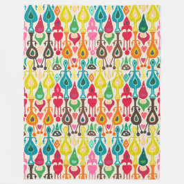 Cobertor De Velo ikat de amor de marfim