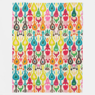 Cobertor De Velo ikat de amor de marfim