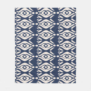 Cobertor De Velo Ikat Shibori Impressão: Textura de Aquarela Étnica