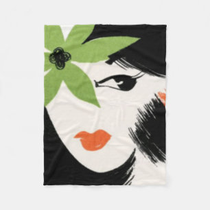 Cobertor De Velo Ilha Girl Blanket