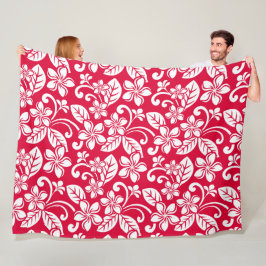 COBERTOR DE VELO ILHA PLUMÉRIA (STRAWBERRY RED)