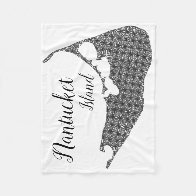 Cobertor De Velo Ilha Tangled de Nantucket (Frente)