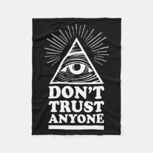 Cobertor De Velo Illuminati Não Confie em Ninguém Olho da Providênc