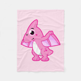 Cobertor De Velo Ilustração Bela De Um Pterodactilo.