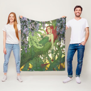 Cobertor De Velo Ilustração da Capa de Batman Rebirth Poison Ivy