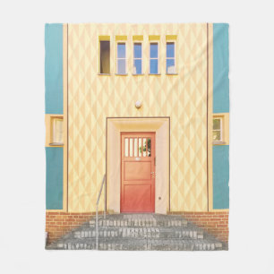 Cobertor De Velo Ilustração da casa amarela