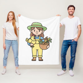 Cobertor De Velo Ilustração de Agricultura Arte