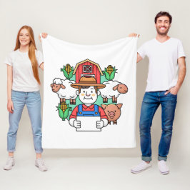 Cobertor De Velo Ilustração de Agricultura Arte