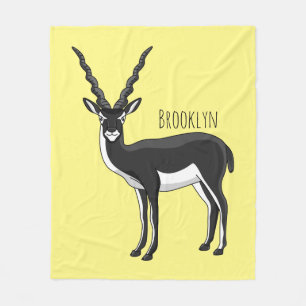 Cobertor De Velo Ilustração de antílope Blackbuck