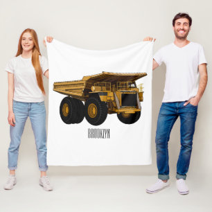 Cobertor De Velo Ilustração de desenho animado de caminhão Haul