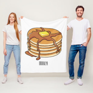 Cobertor De Velo Ilustração de desenho animado de Pancake