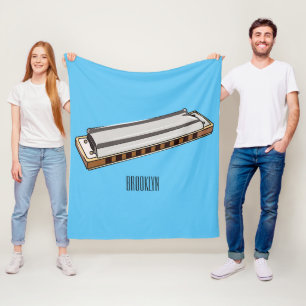 Cobertor De Velo Ilustração de desenho da Harmonica