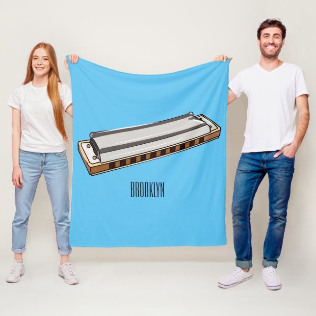 Cobertor De Velo Ilustração de desenho da Harmonica (In Situ)