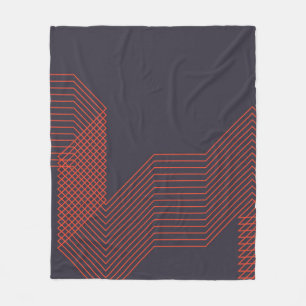 Cobertor De Velo Ilustração decorativa na moda simples legal da