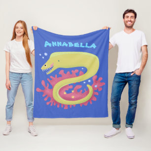 Cobertor De Velo Ilustração engraçada de desenho animado de engu