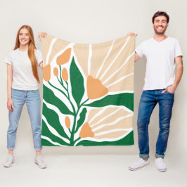 Cobertor De Velo Ilustração Floral