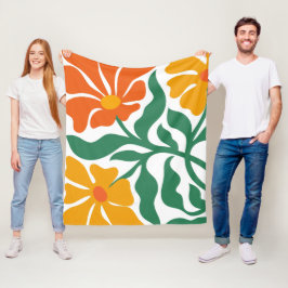 Cobertor De Velo Ilustração Floral